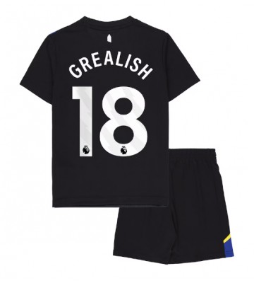 Everton Jack Grealish #18 Tercera Equipación Niños 2025-26 Manga Corta (+ Pantalones cortos)
